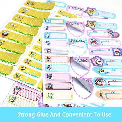 China Waterproof Adhesive Name Tags Personalized Baby Bottle Sticker Kids Day Care for sale