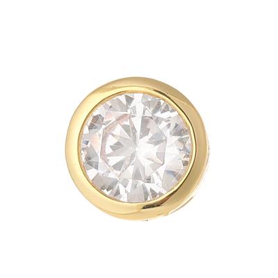 China FASHIONABLE Style Luxury Round Diamond Pendants Round Charms For Jewelry Making Pendants for sale