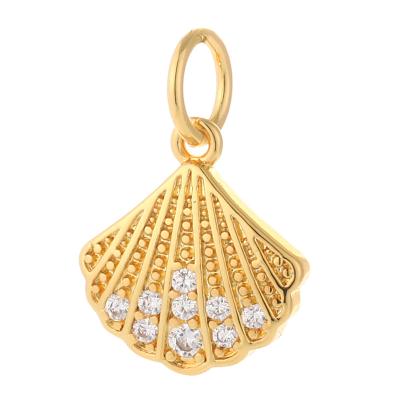 China 2021 FASHION Women's jewelry shimmering shells charm necklace pendants for jewelry making for sale