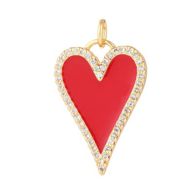 China FASHIONABLE attractive discover every week for spotify gold plated jewelry heart dangle charms for jewelry making for sale