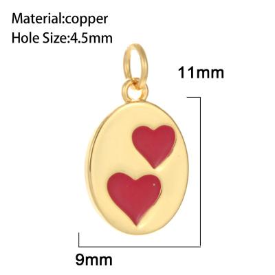 China FASHIONABLE classic hot sale gold filled heart pendant jewelry friends pendant diy for sale