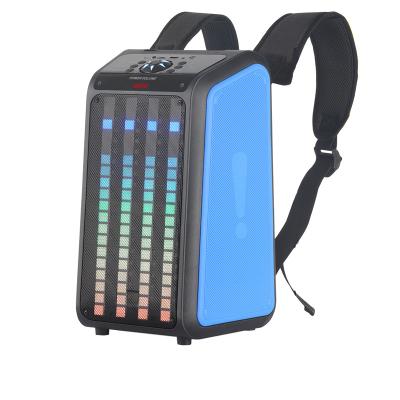 China 8INCH Outdoor Live Professional Audio Portable Square Dance BT Speaker Professional Audio Video Lighting With Shoulder Stpeaker for sale