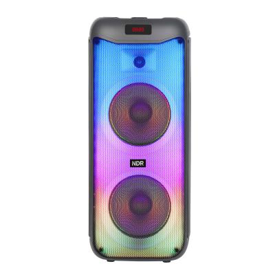 China 8-inch New High-power Heavy Subwoofer Loud Speaker Portable Trolley Speakers Wireless Square Dance Dual Outdoor Speaker for sale