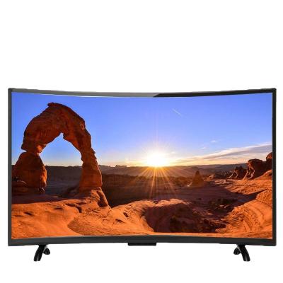 China 32-65 inch led tv OEM UHD Screen 4K LED Television Smart Curved TV for sale