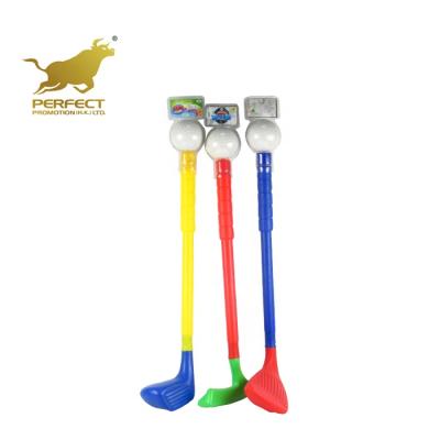 China Children Sports Toy Children Sports Golf Plastic Portable Putter With Ball Set Toy For Outdoor Game for sale