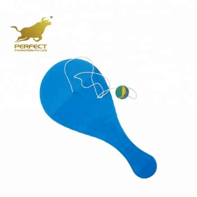 China Mini Paddle Ball Game Plastic Promotional Toys Paddle Ball Game Sports Beach Paddle Ball Toy For Kids for sale