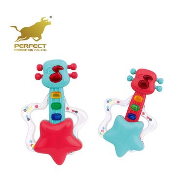 China Mini Musical Plastic Toy Kids Toy Guitar Toy Star with Light for sale