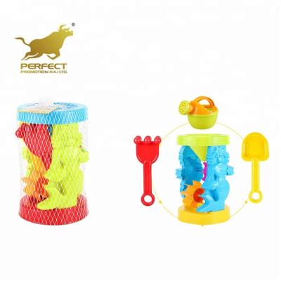 China Summer Beach Sand Toy Set Colorful Sand Toy Game Set (4pcs) Summer Beach Sand Toy Set Child Plastic Hourglass Beach Sand Toy for sale