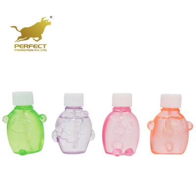 China Plastic Bottle Toy With Ordinary Bubbles Safety Fruit Shape Wedding Soap Bubble Sprinkle For Kids for sale