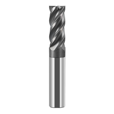 China HANDERK Cnc4 Flute Solid Carbide Milling Cutter End Mill Fresa Flat Sharp Carbide Cutting Tools for sale