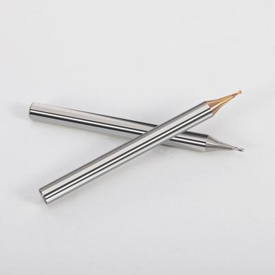 China HANDERK factory supply attractive price 3mm Tungsten TC Endmill Cutters Sharp Carbide End Mill Small Diameter Flat Knife for sale