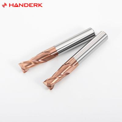 China Efficient carbide HANDERK carbide millingU-flute cutter liner end mill cutting for sale