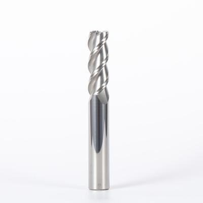 China R0.5 R1.0 3 Solid Flute End Mill Radius Cutter Radius Corner Router HANDERK CNC Aluminum Carbide Cutter for sale