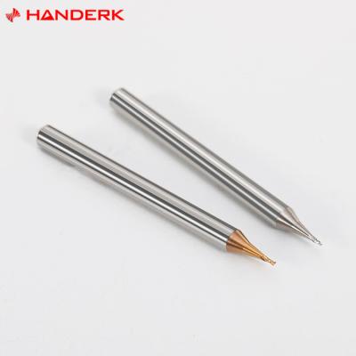 China HANDERK 1 Flute 4mm Sharp Carbide End Mill for sale