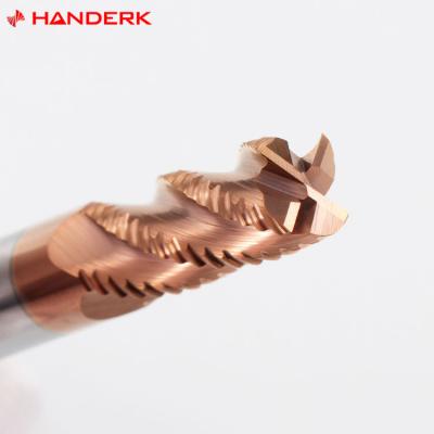 China HANDERK Strong Roughing Carbide Cutting Tools Rough End Mill for sale