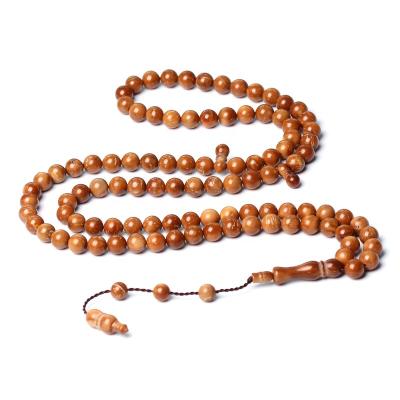 China High Quality Natural Kuka Religious Seeds Muslim Rosary 8mm Islamic Wood Tasbih Misbaha de Kuka de 99 de Subha Tespih Beads Prayer Beads for sale