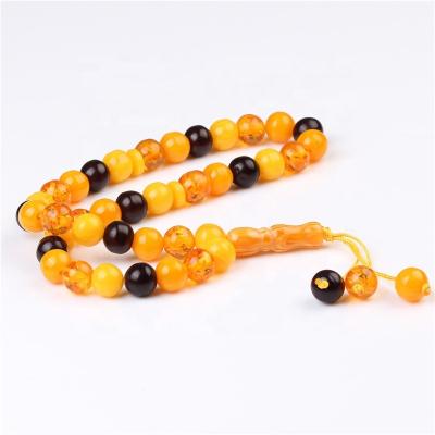 China Resin 12mm round rosary tasbih muslim tasbeeh misbaha fashion accessories 39 prayer beads men islamic arabic religious for sale