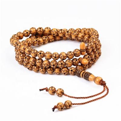 China Islamic Wholesale Religious Tasbih Prayer Beads Muslim Islam Rosary Bracelet 33 Acrylic Beads Shape Misbaha Jewelry for sale