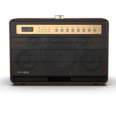 China Phone Function W-KING K6L Music Box Bluetooth Speaker for Musical Instruments, with 2pcs Microphones for sale