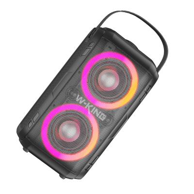 China LED Light Hi Fi Sound Super Bass Wireless Outdoor Stereo Portable Bluetooth Speaker for sale