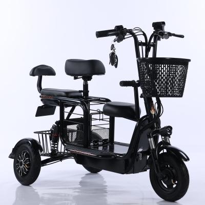 China Environmental Protection Motorcycle Tricycle Motorized Folding Adult Electric Bicycle Three Wheel Electric Scooters Bike Electric Tricycle For Handicapped for sale