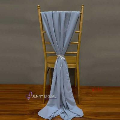 China SH043#170 Green Single Chair Sash Wedding Chair Sashes Hawaii Chair Sash for sale