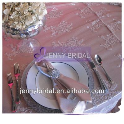 China NP008B Plain Stretch Satin Wedding Sanitary Napkins Table for sale