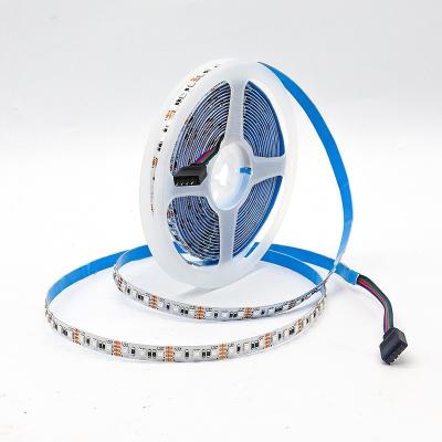 China LANDSCAPE DC12V 3535 High Brightness Copper Bracket RGB120LEDs/m 8mm Double-Sided Board Seven Color Atmosphere Low Voltage LED Light Strip for sale