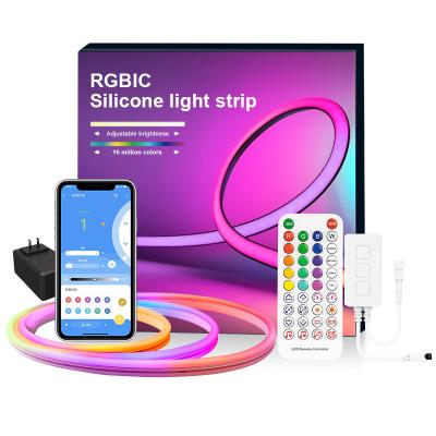 China ROAD DC24V LED Neon With 8*17 Magic Light Strip IC 2811 Addressable Smart RGB Music Atmosphere Waterproof Modeling Light Strip for sale