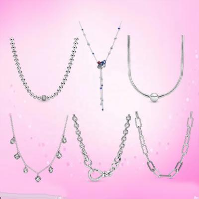 China 2021 FASHIONABLE original popular factory trend design personality European and American 925 elements Sui sterling silver necklace wholesale for sale