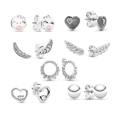 China Hot wholesale s925 fashion charm fashion girl pumpkin car air balloon earrings TRENDARY sterling silver accessories for sale