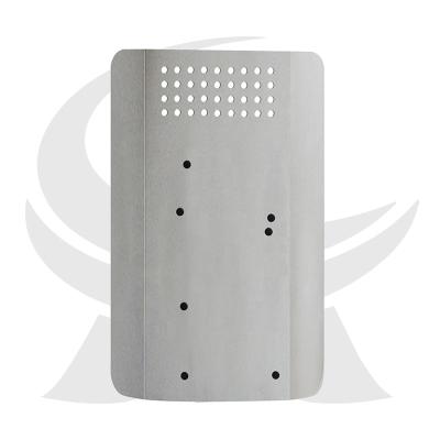 China Ukrain Military Gear Duty Equipment Riot Control Aluminium Alloy Metal Riot Shield for sale