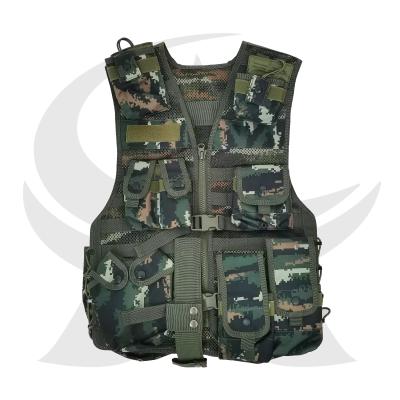 China Customized Camouflage Adjustable Multifunctional Military Army Summer Breathable Fabric Tactical Gear Vest for sale