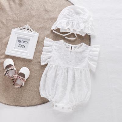 China Sleeveless Baby Suitable Cotton Clothes Jumpsuit Baby Soft Crawling Unisex Cotton for sale