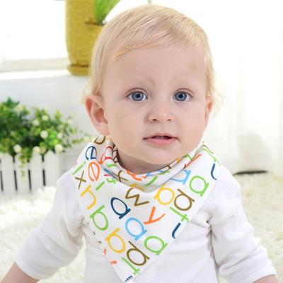 China Washable Cotton Baby Bibs For Infant Super Infant Drool Absorbent Bibs Bandana Drool Bibs For Teething Drooling Feeding for sale