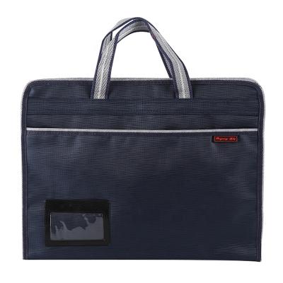 China Strong Promotion Reusable Zippered Document Bag Meeting Office School Organizer Handbag Messenger Briefcases For Files Storage for sale