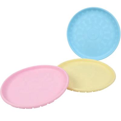 China Durable and eco-friendly material durable flying disc for dogs soft disc dog throw toys or water pool beach for sale