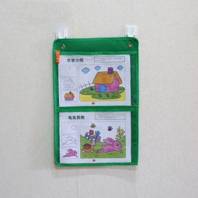 China Large Pocket A4 Character Map Children Painting Pocket Books Durable And Eco-friendly Material Transparent Storage Art Display Pouch for sale