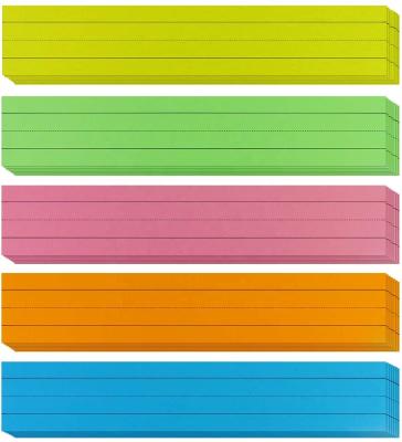 China Wall Hanging 50 PCS Lined Colorful Verdict Tapes Condemn Study Tapes For Classroom Office Supplies Dry Erase Verdict Tapes for sale