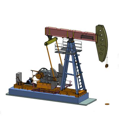 China Grocery contain workover rig and reel tubing sucker rod beam crank balance hydraulic pumping device for sale