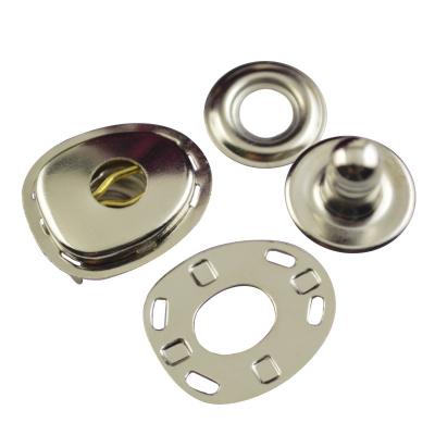 China Washable high quality nickel free lead free antique brass stitch metal fabrication button snap fasteners elevator for sale