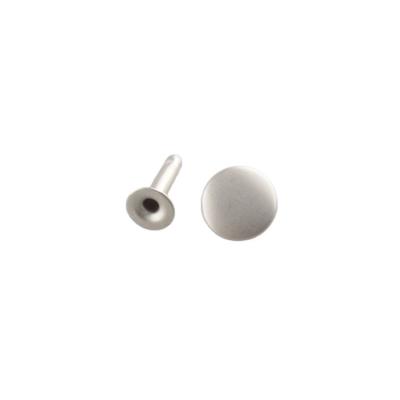 China Custom Single Side Rivet Matte Round Shape Rivet Metal Snap Rivet Nickel Free Nickel Free for sale