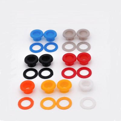 China Transparent PE PP PC PC Eyelets Polyester Material Garment Seal Curtain Snap-on Plastic Self-Sealing Grommets Shoes Nickel Free for sale