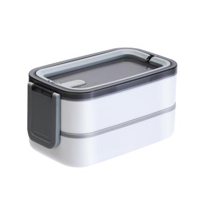 China Portable Stainless Steel Lunch Box Viable Food Container For Kid Heat Insulation Meal Prep Bowl Microwavable Tableware for sale