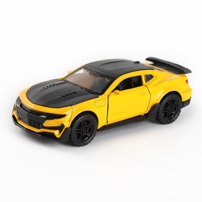 China Custom High Popularity Sound Die-casting Model Car Collectible Pull Back Combine Toy Car With Sound And Lighting for sale