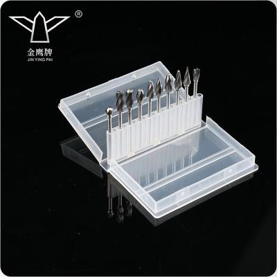 China YG8 3x6 square 1/8 shank carbide 10pcs burrs for aluminum for sale