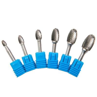 China Hot Sale YG8 Standard Tungsten Carbide Cutter Rotary Burrs For Die Grinder Metal Wood Machining for sale