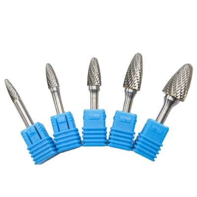 China YG8 Different Long Life Use Shapes Cutting Tools Tungsten Carbide Rotary Burr For Metal Work Pieces Grinding for sale