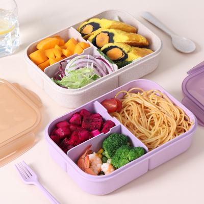 China Wholesale Japanese Lunch Box Microwavable Biodegradable Compartment Kid Container Food Bowl Bento Box School Lunch Box For School Kids for sale