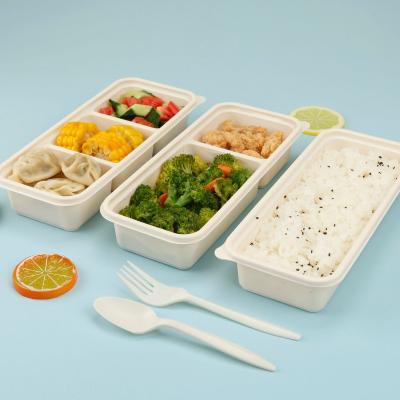 China Microwavable Hot Restaurant To Go Disposable Meal Tray Frozen Disposable Food Containers Lunch Box Injection Containers Custom Meal Prep Quickly for sale